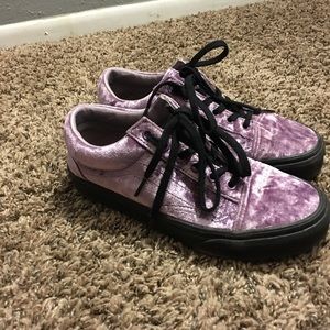 Velvet purple vans